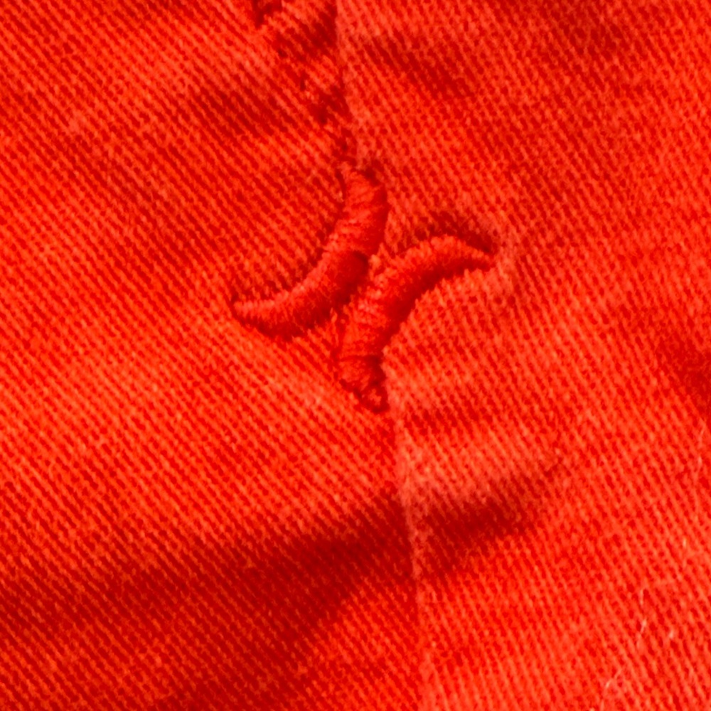 Hurley Women's Lowrider Orange-Red Shorts EUC 13 - Picture 6 of 13